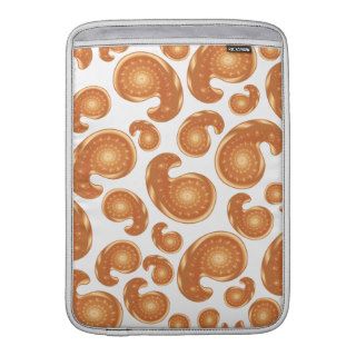 Orange Paisley Pattern MacBook Air Sleeve