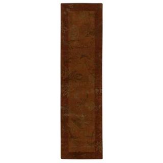 Home Decorators Collection Stems Terra Cotta 2 ft. 9 in. x 18 ft. Runner DISCONTINUED 6024745860