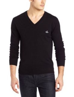 Vivienne Westwood Men's Pullover, Black, Small at  Mens Clothing store Pullover Sweaters
