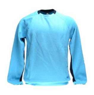 Jordan AJXI Tux Stripe Crewneck Men's Sweater Gamma Blue/Black 576826 456  Athletic Sweaters  Clothing
