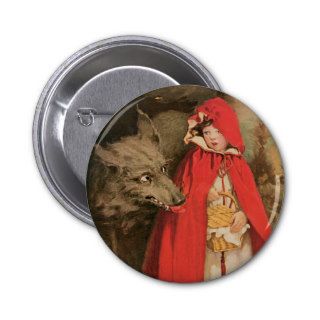 Vintage Little Red Riding Hood Jessie Wilcox Smith Pin