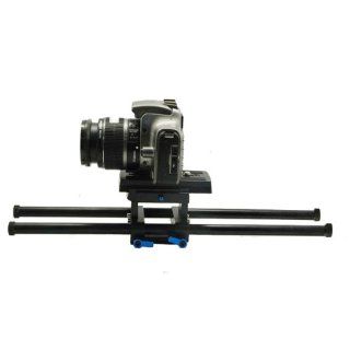 Koolertron Adjustable Plateform Baseplate Plate Support Mount Rig Rail System With 2 Rods For DSLR Camera Follow Focus Matte Box  Professional Video Stabilizers  Camera & Photo