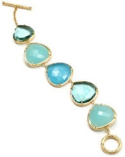 Coralia Leets Jewelry Design 5 Stone Shades Blue Bracelet Jewelry