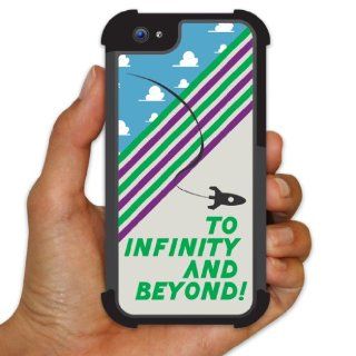 iPhone 5 BruteBoxTM  Toy Story   Movie Quote   "To Infinity and Beyond"   2 Part Rubber and Plastic Protective Case Cell Phones & Accessories
