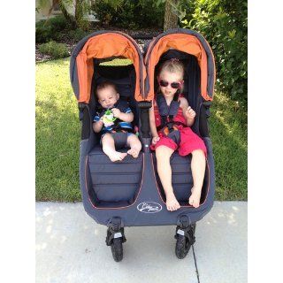 Baby Jogger City Mini GT Double Stroller, Shadow/Orange  Jogging Strollers  Baby