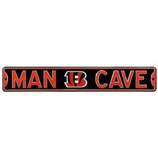 Man Cave Cincinnati Bengals Metal Sign   Prints