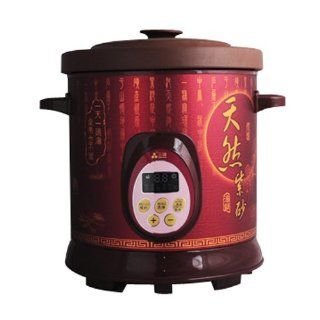 SANYUAN New Cookware Kitchen Appliance Natural Purple Clay Slow Cooker 8L Kitchen & Dining