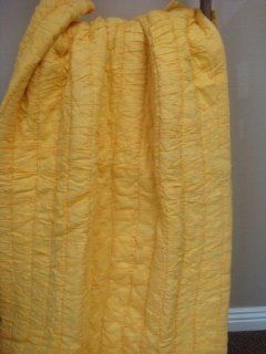 Sunshine Ruched Twin Quilt   Twin Yellow Quilt