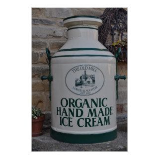 Dairy Container Replica Poster