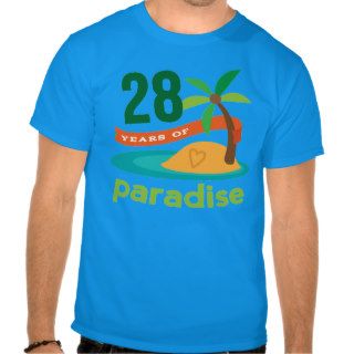 28th Wedding Anniversary Funny Gift For Her Tshirt