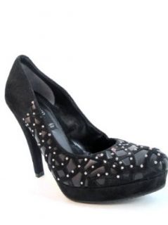 Women's Albano Italian Designer 461 Dressy Pump, Leather High Heel Shoes Shoes
