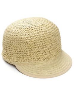 Accessorize Womens Straw Peak Hat Size One Size Nude
