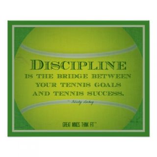 Tennis Ball and Quote 002 Posters