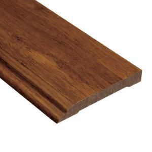 Home Legend Strand Woven Saddle 1/2 in. Thick x 3 1/2 in. Wide x 94 in. Length Bamboo Wall Base Molding HL202WB