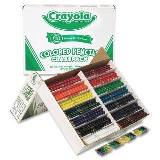 Wholesale CASE of 5   Crayola 462 Piece Class Pack Colored Pencils Crayola Colored Pencil Class Pack, 462/BX, 14 Ast  Calligraphy Pens 