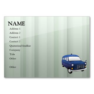 Police Van Business Card Template
