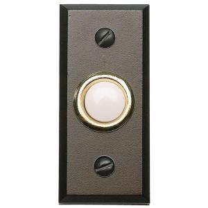 Atlas Homewares Mission Collection Aged Bronze 2.75 in. Door Bell DB644 O