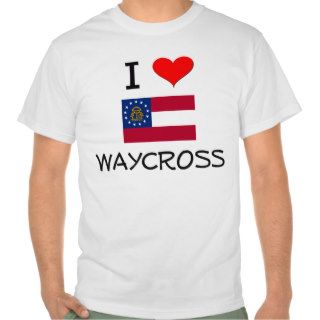 I Love WAYCROSS Georgia T Shirts