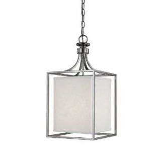 Capital Lighting 9046PN 463 Foyer with Frosted Diffuser Glass Shades, Polished Nickel Finish   Ceiling Pendant Fixtures  