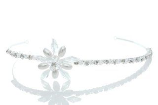 Unique Asymmetric Bridal Wedding Crystal Beads Pearl Flower Headband Tiara  Fashion Headbands  Beauty