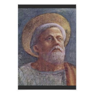 Peter In Cathedra  By Masaccio (Best Quality) Print