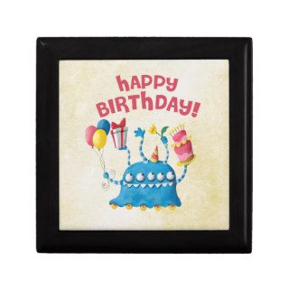 Happy Birthday Many Arms Gift Boxes