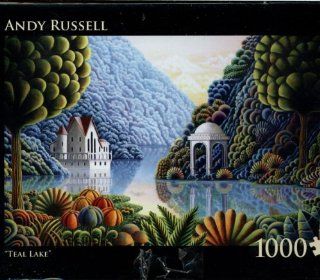 Andy Russell 1000 Piece Puzzle   Teal Lake Toys & Games