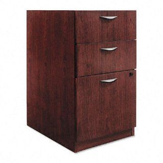 basyx Products   basyx   BW Veneer Series Box/Box/File Pedestal File, 15 5/8w x 22d x 27 3/4h, Mahogany   Sold As 1 Each   Not freestanding, attaches under worksurface.   Reinvent your executive offices without reinventing your budget.   Hardwood veneer su