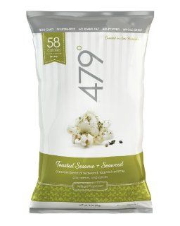 479 Degrees Popcorn, Toasted Sesame plus Seaweed, 4 ounce  Grocery & Gourmet Food