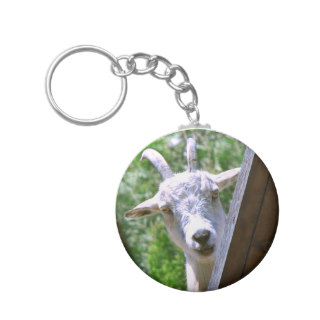 Smiling Goat keychain