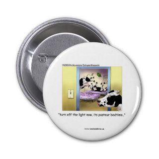 Funny Buttons Cows Pasteur Bedtime