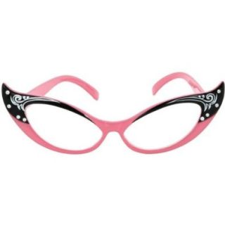 Elope Vintage Cat Eye Glasses (Pink) Toys & Games
