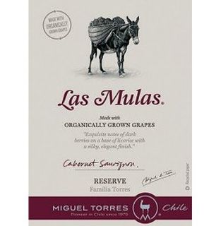 Miguel Torres Las Mulas Cabernet Sauvignon Reserve 2008 750ml Chile 12 pack case Wine
