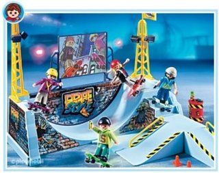 Playmobil Skate Park With Half Pipe Toys & Games
