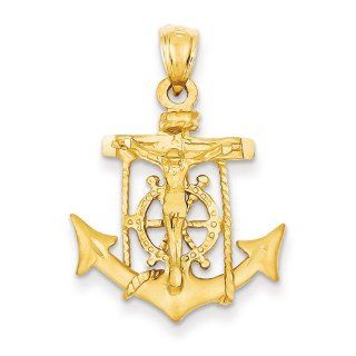 14k Mariners Cross Pendant Jewelry