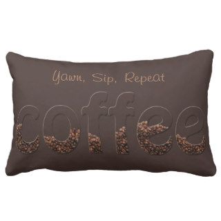 Life Begins After Coffee   Yawn, Sip, Repeat Pillow