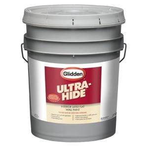 Glidden Professional 5 gal. Ultra Hide 440 Flat White Interior Paint GP4 2110 05