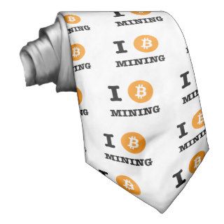 I Be Bitcoin Mining/ I Heart Bitcoin Mining Neckwear