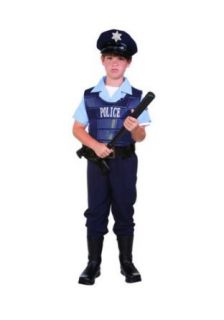 Law Enforcer Police Kids Costume Childrens Costumes Clothing