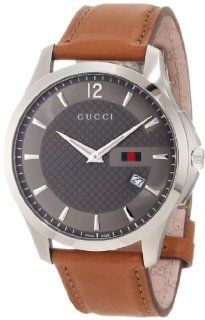 Gucci Men's YA126302 Gucci Timeless Anthracite Diamond Pattern Dial Watch at  Men's Watch store.