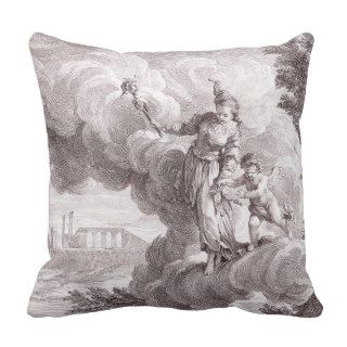 Love is Blind   Antique Allegory Engraving Pillows