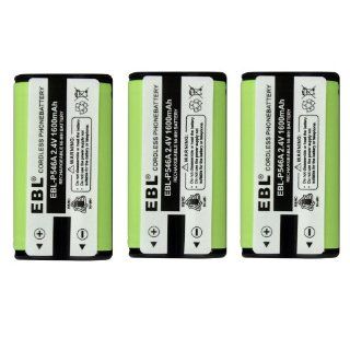 Pack of 3 Rechargeable Replacement Cordless Phone Battery for Home Phone Panasonic HHR P546A KXTG1050 KXTGA100N KXTGA420B PQWBTG1000N TYPE 23,Empire CPH 485,AT&T 2400 2401 2402 2430 2440 2455 2462 2482 3358 3658 3658B 5800 5806 5830 5840 5845 5870 9107