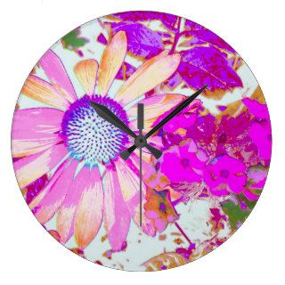 Beautiful Floral Wall Clock