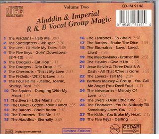 Aladdin and Imperial R&B Vocal Group Magic, Volume Two Music