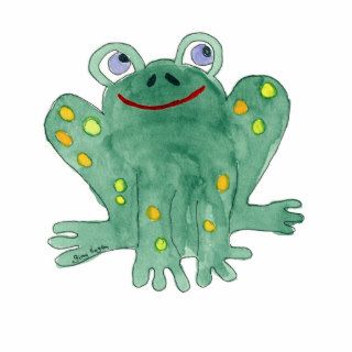 Cute Frog Photo Sculpture