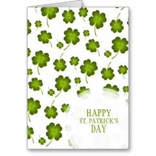 Lucky Clover St. Patrick's Day card