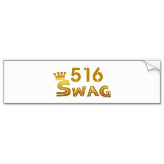 516 New York Swag Bumper Sticker
