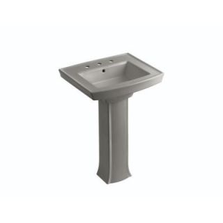 KOHLER Archer Pedestal Combo Bathroom Sink in Cashmere K 2359 8 K4