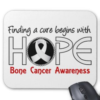 Cure Begins With Hope 5 Bone Cancer Mouse Pads