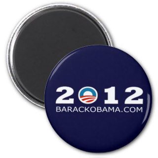 2012 Barack Obama Re election Design Refrigerator Magnet